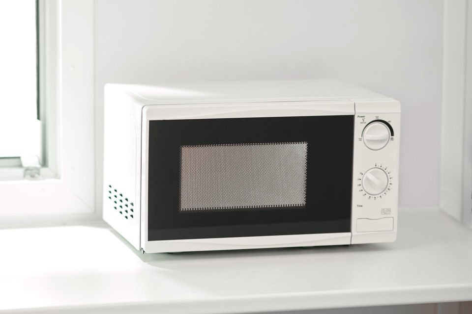 site cabin microwave