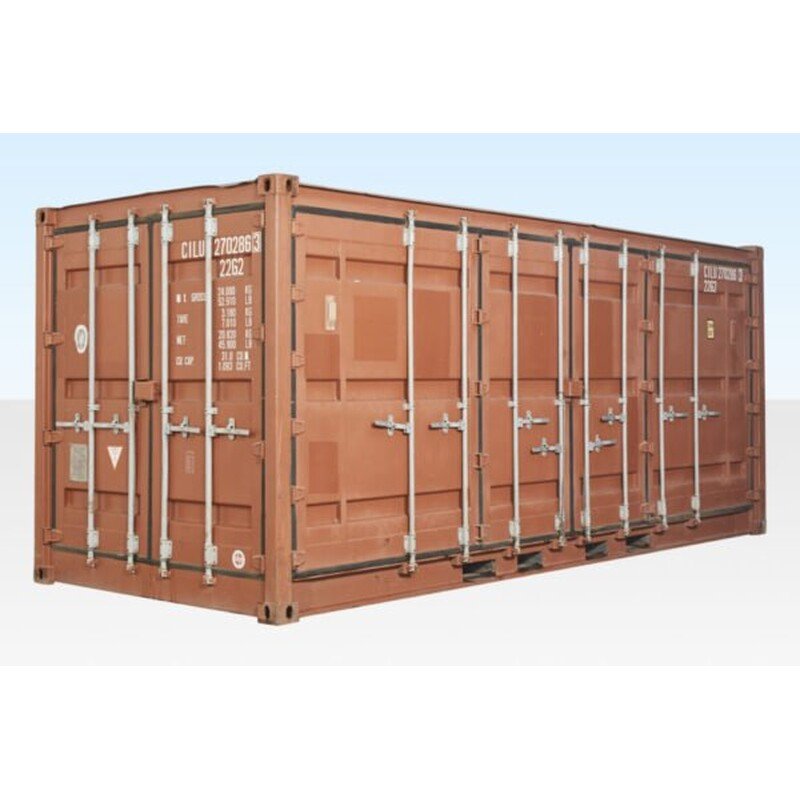 used 20ft open side / full side access container