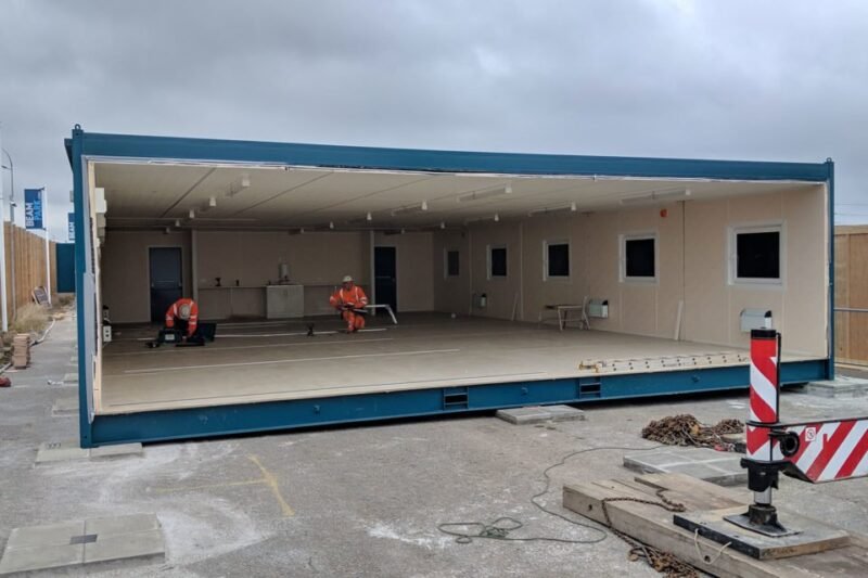 (3 bay) anti vandal modular building