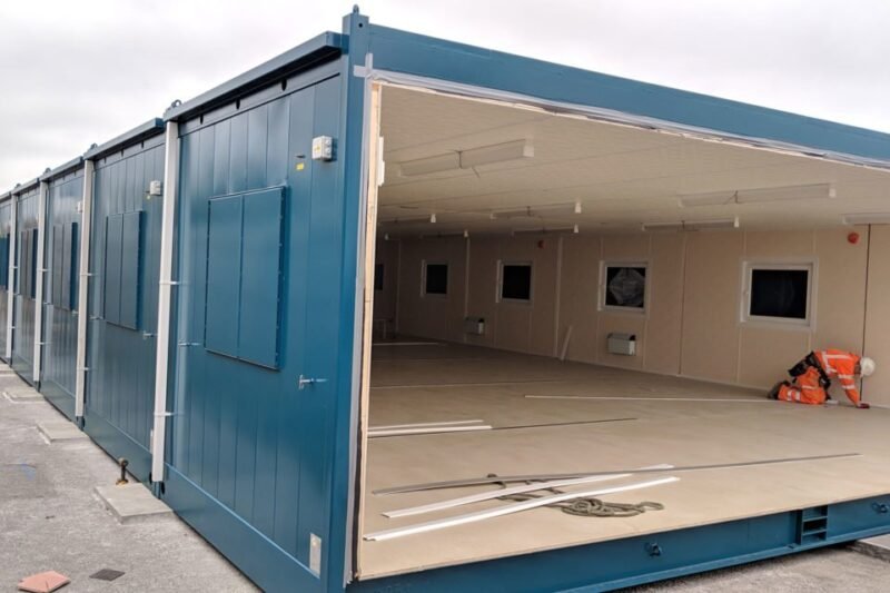 (3 bay) anti vandal modular building