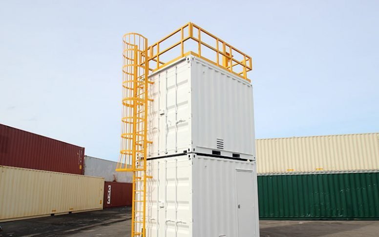 mobile confined space training container