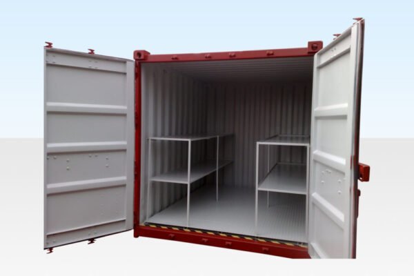 10ft x 8ft flat floor bunded store