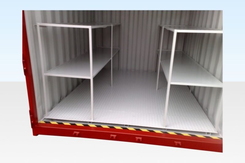 10ft x 8ft flat floor bunded store