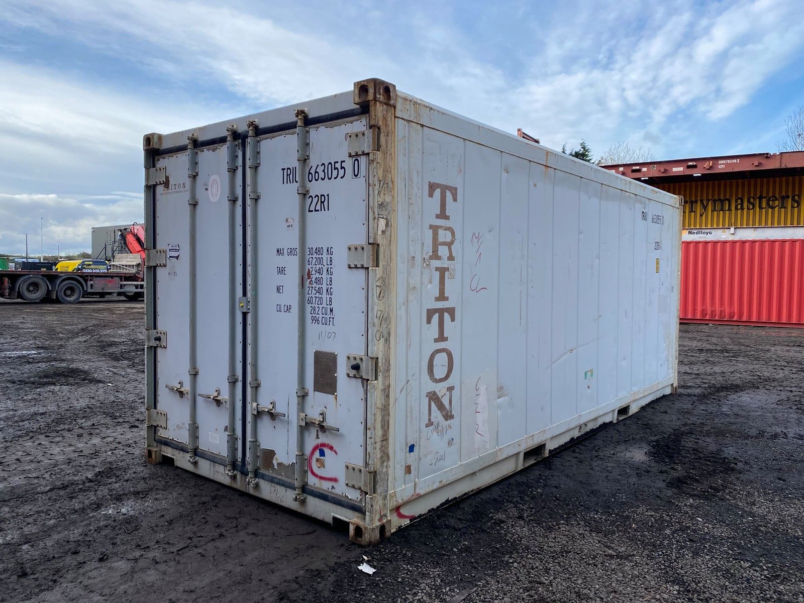 20ft used reefer containers