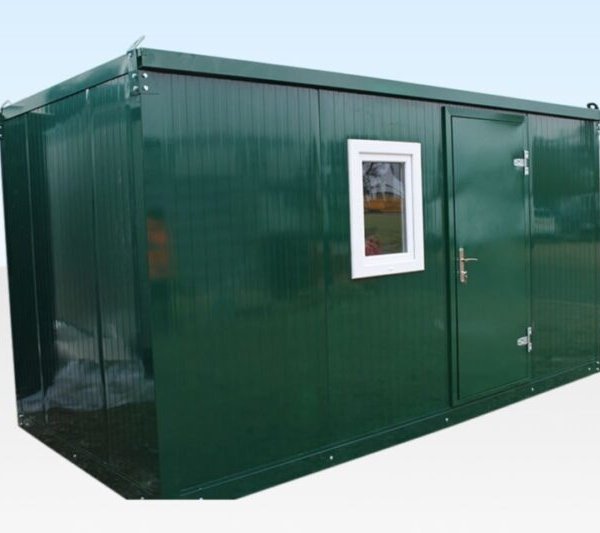 4.3m x 2.3m flat packed office cabin