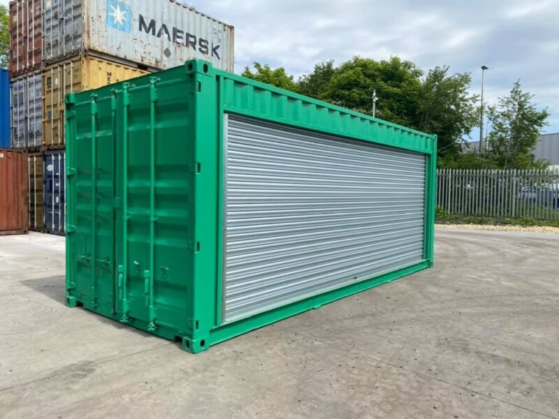 20ft roller shutter conversion container