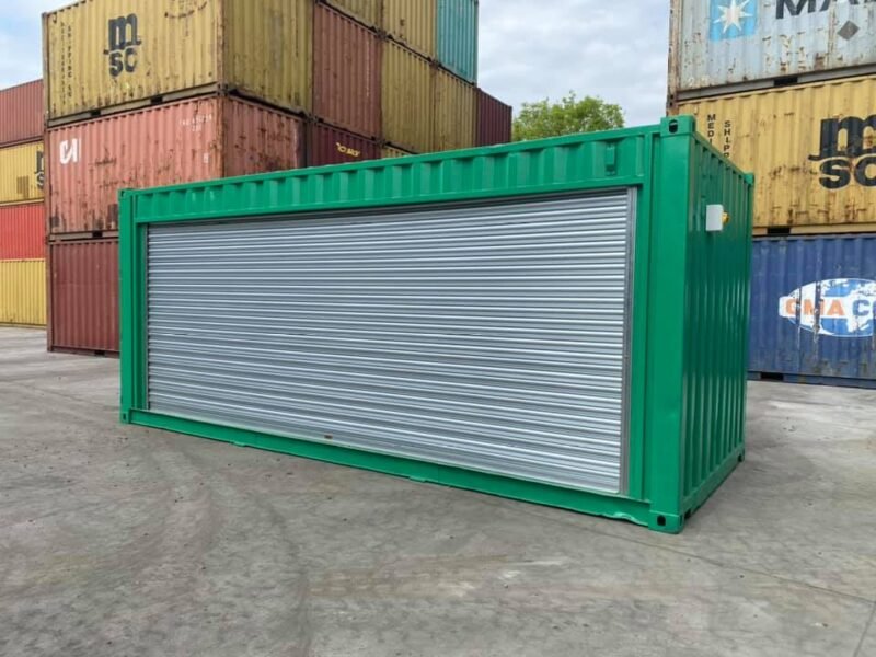 20ft roller shutter conversion container