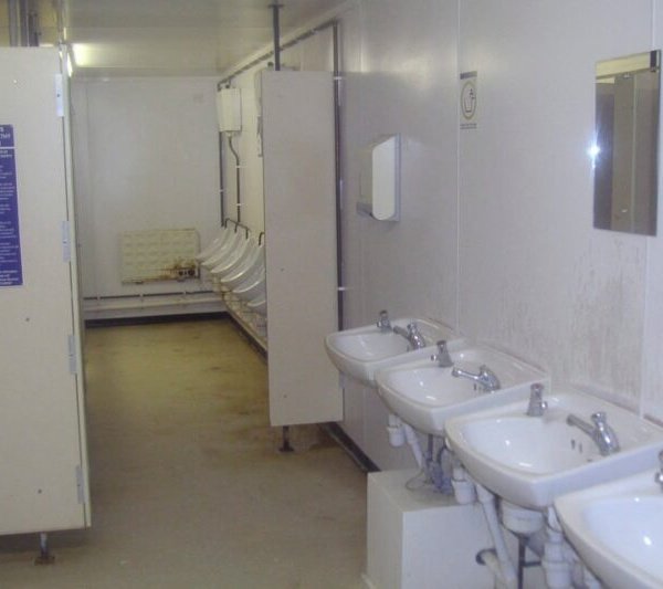 5+1 steel toilet cabin 24ft x 9ft