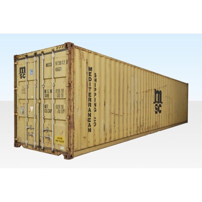 40ft x 8ft used shipping container high cube