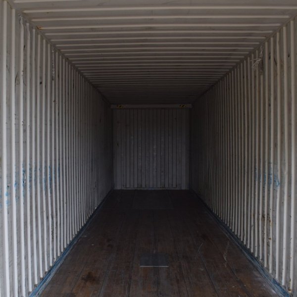 45‑ft high cube shipping container – bold blue finish