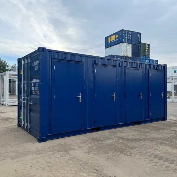20ft shipping container multi unit storage solution