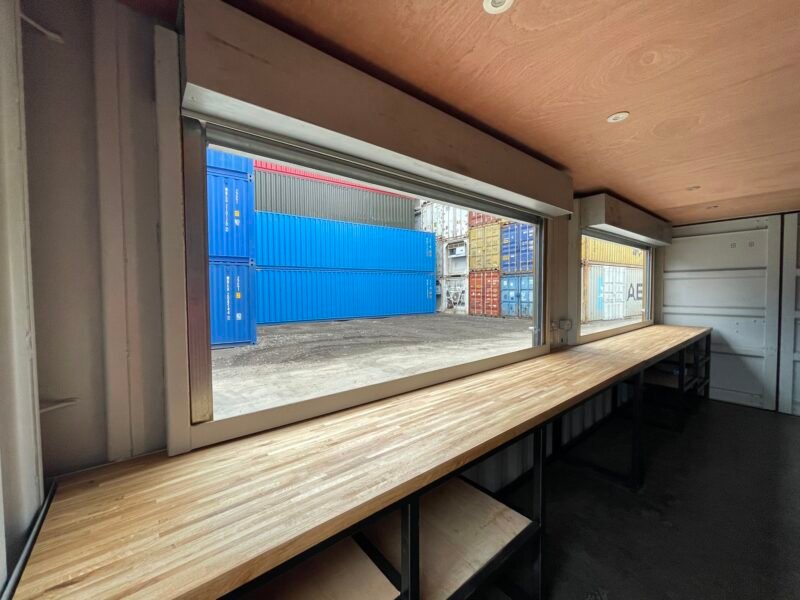 20ft converted container bar – fully customised outdoor serving unit