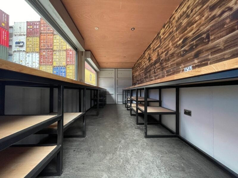 20ft converted container bar – fully customised outdoor serving unit