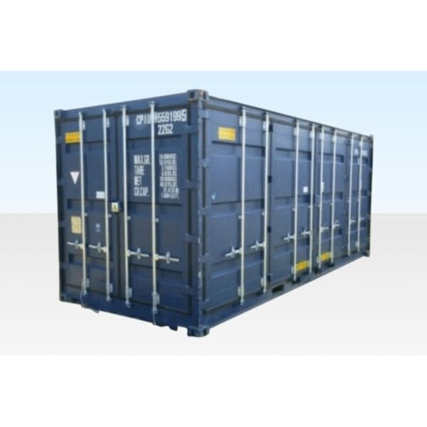 20ft x 8ft open side bunded open mesh floor store