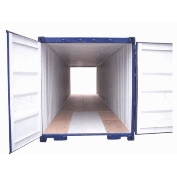 40ft x 8ft one trip tunnel container double end door