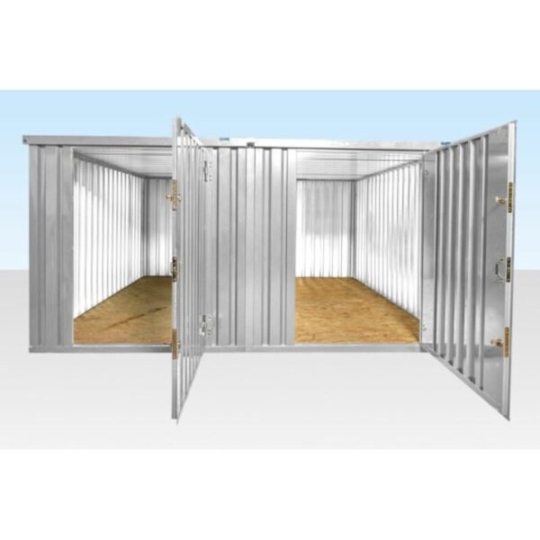 4m x 4.2m side linked flat pack container bundle