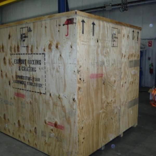 Heavy Duty Wood Shipping Crate – 80″ x 48″ x 82″