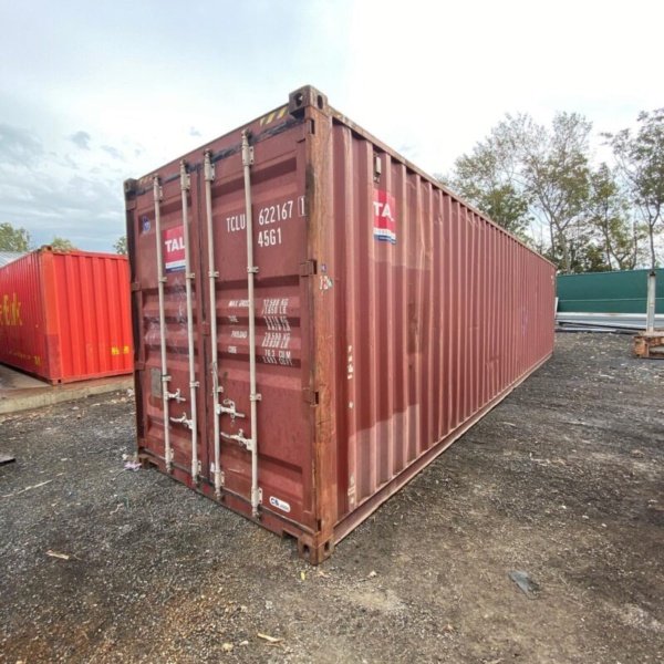 clean used 40ft shipping container