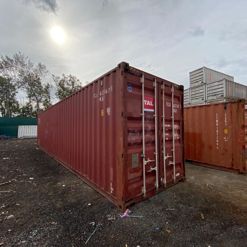clean used 40ft shipping container