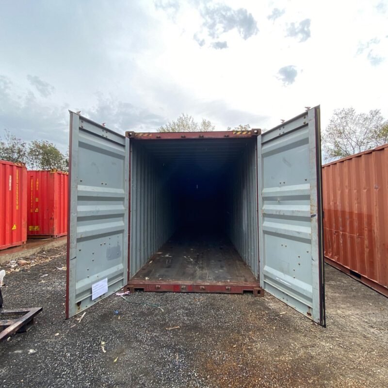 clean used 40ft shipping container