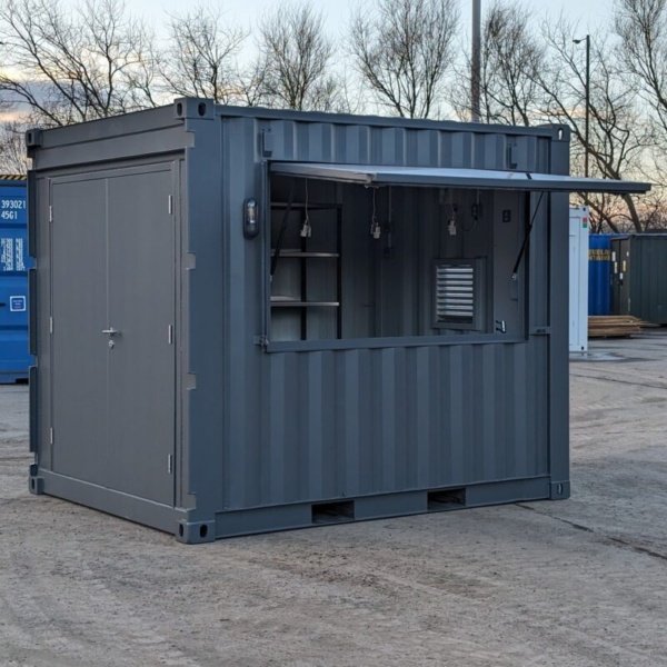 10ft customised container stylish pop up bar