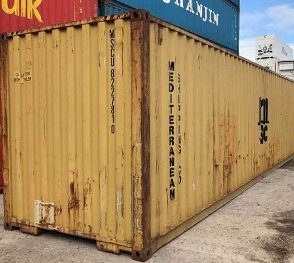 40ft x 8ft used storage container – standard