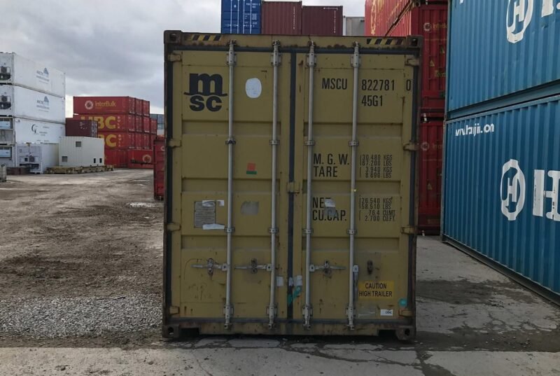 40ft x 8ft used storage container – standard