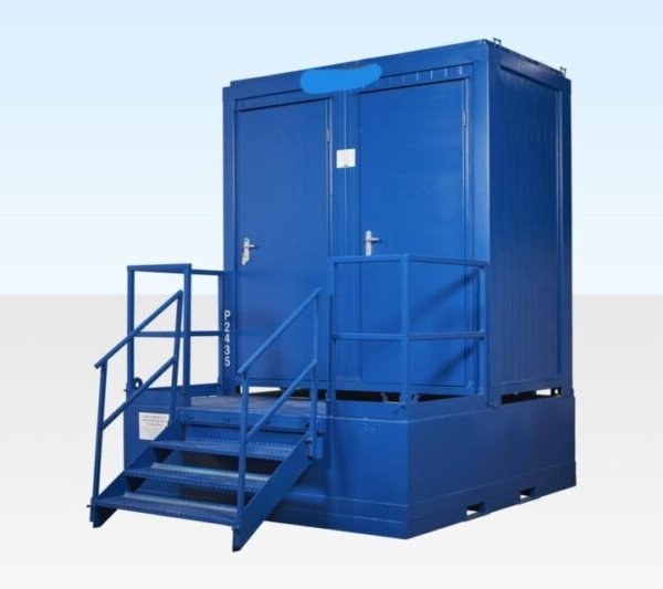 double mains toilet waste tank
