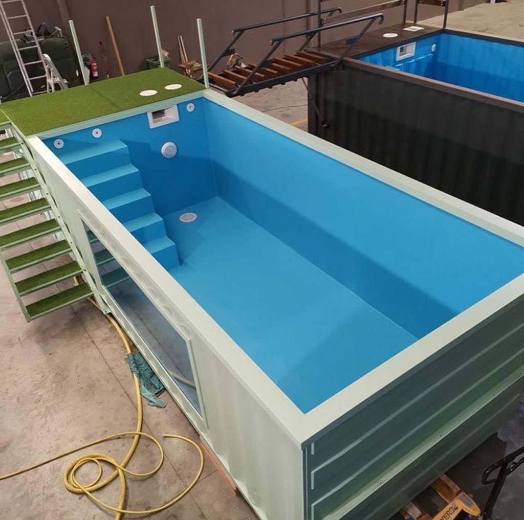 30 ft container pool