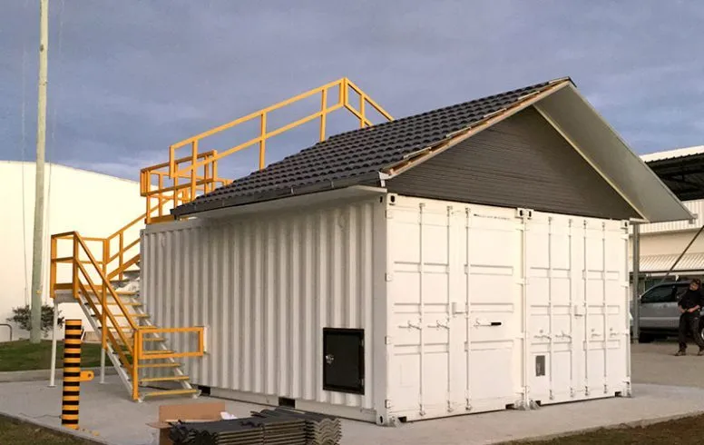 mobile confined space training container