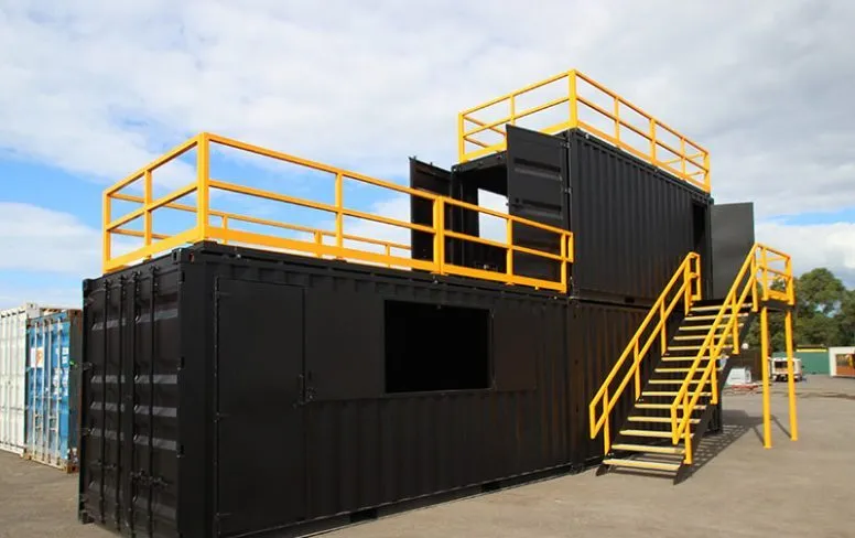 mobile confined space training container