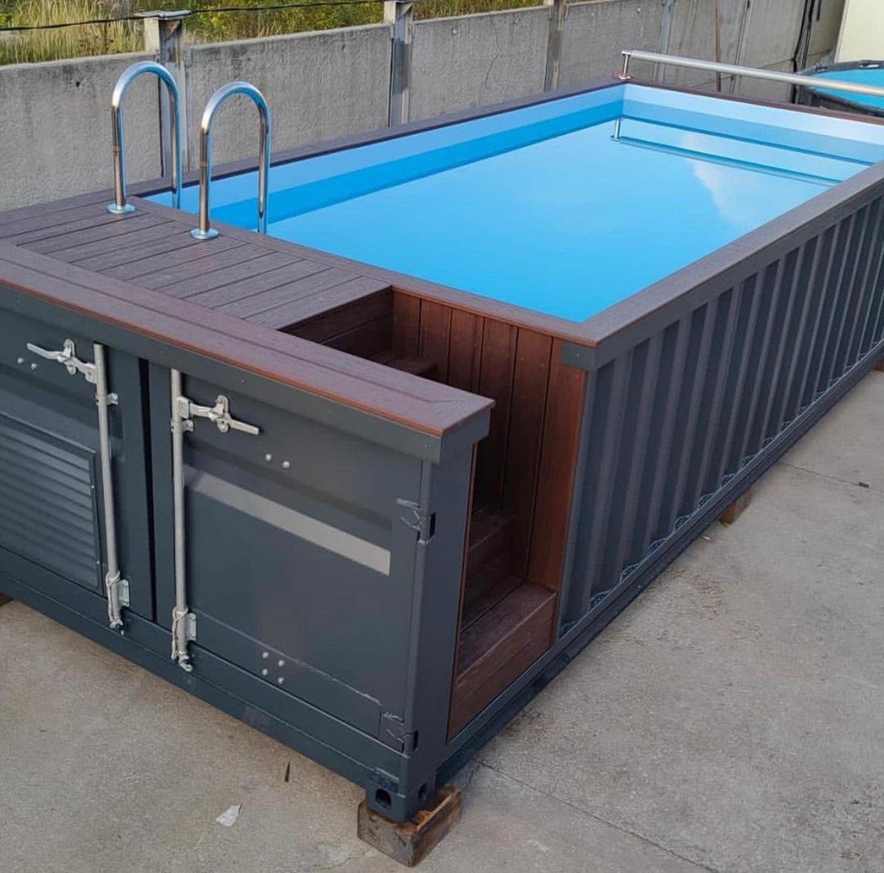 20 ft container pool