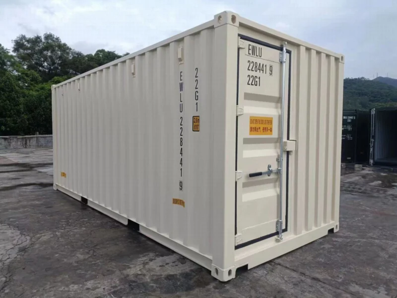 20ft one trip shipping container – triple door access (double + single door)