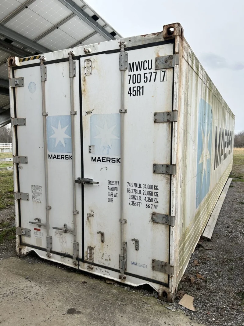 maersk rahc 031 used 40ft cold storage reefer container – model ccr18060