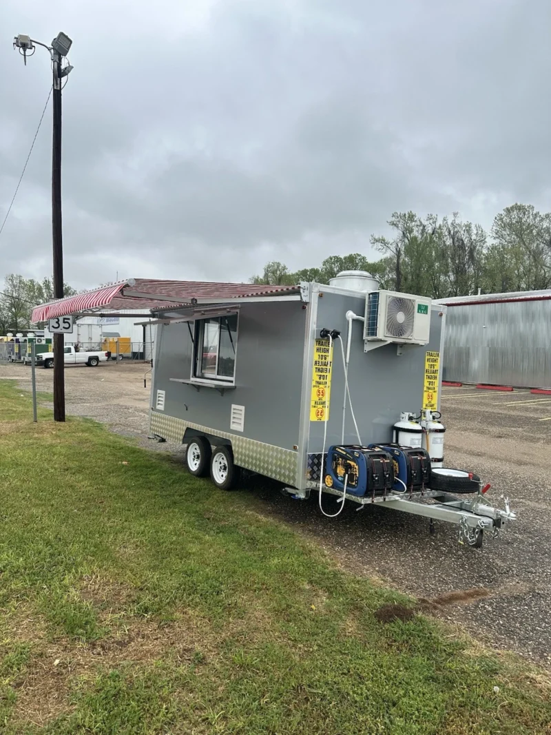 14 ft fully equipped food trailer ready for cooking