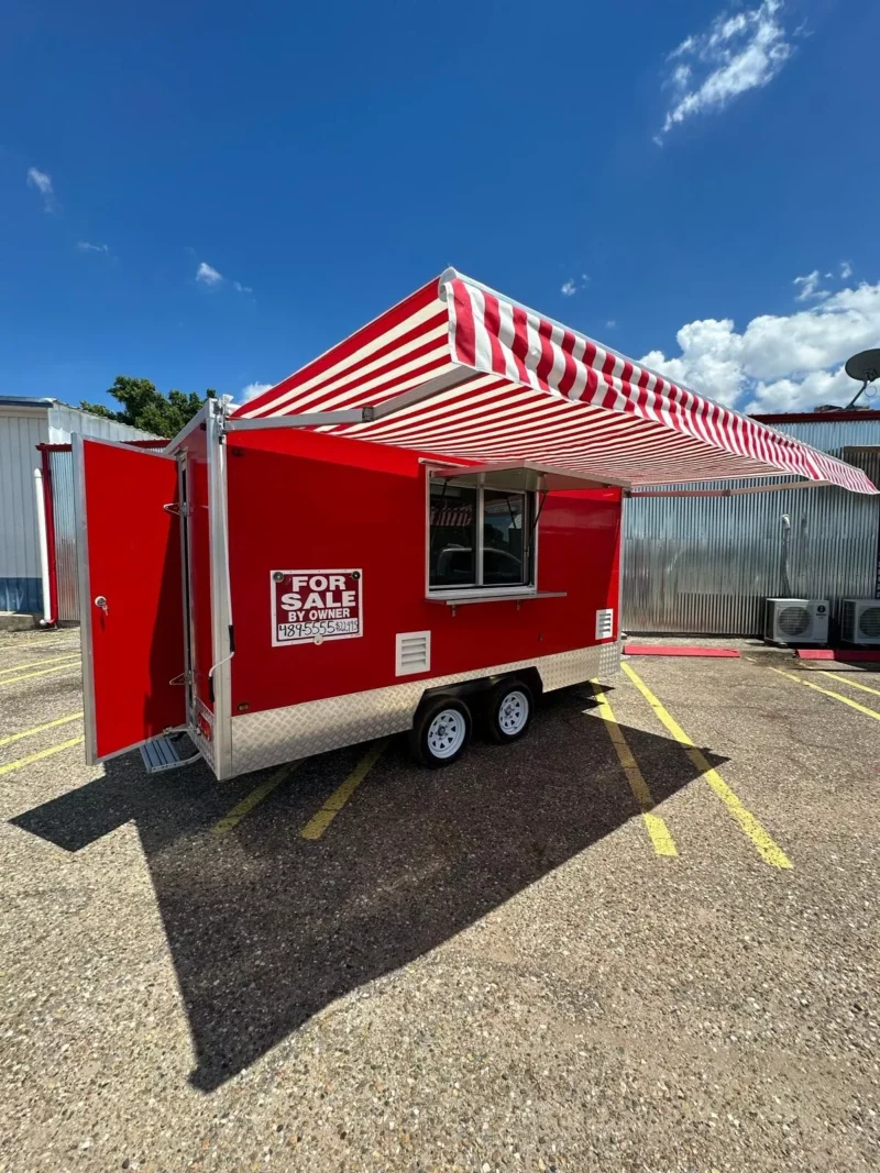 14 ft fully equipped food trailer ready for cooking