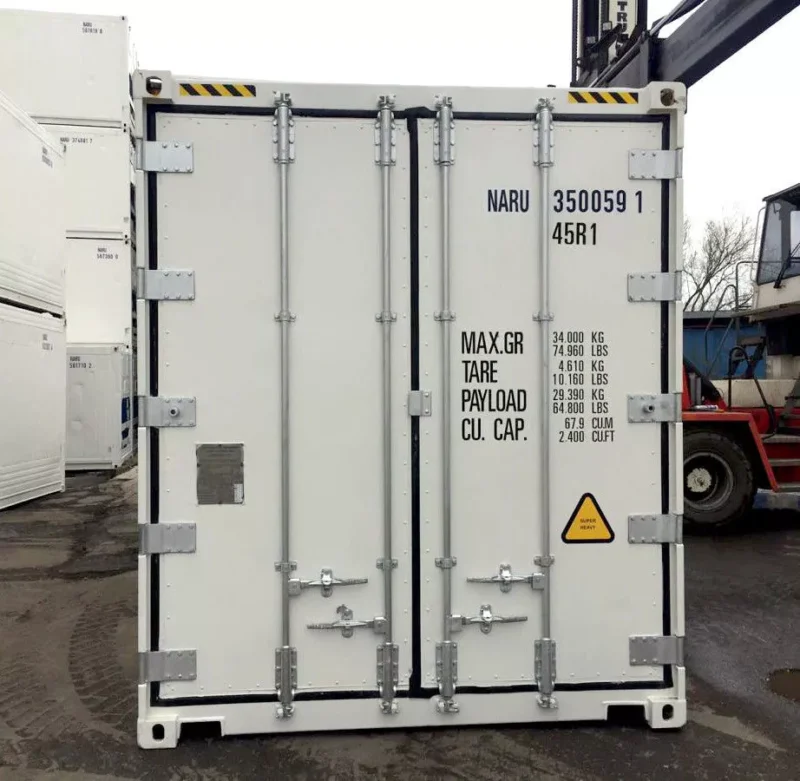 40 feet freezer container compact mobile cold storage 40°c reefer container