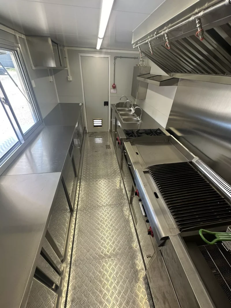 14 ft fully equipped food trailer ready for cooking