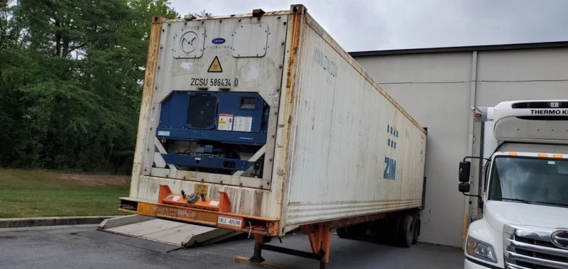 40ft hc reefer container–wind & water tight, non working for sale