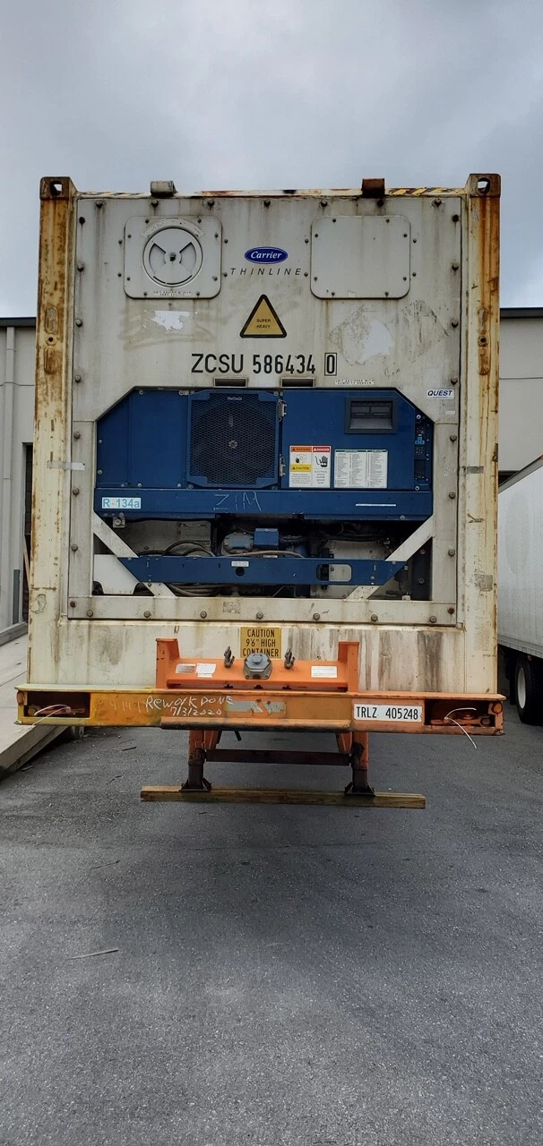 40ft hc reefer container–wind & water tight, non working for sale