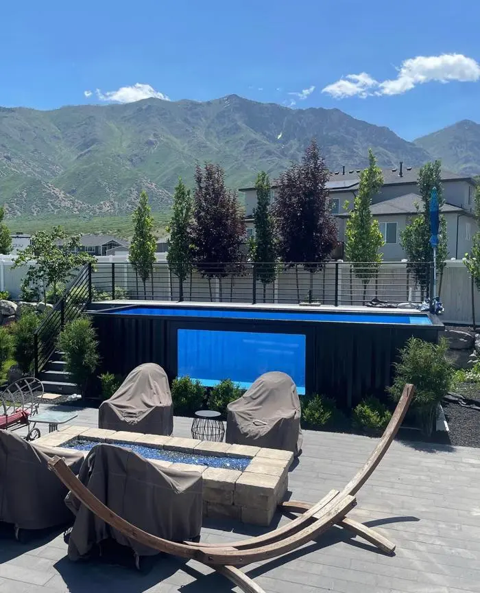 40 ft container pool
